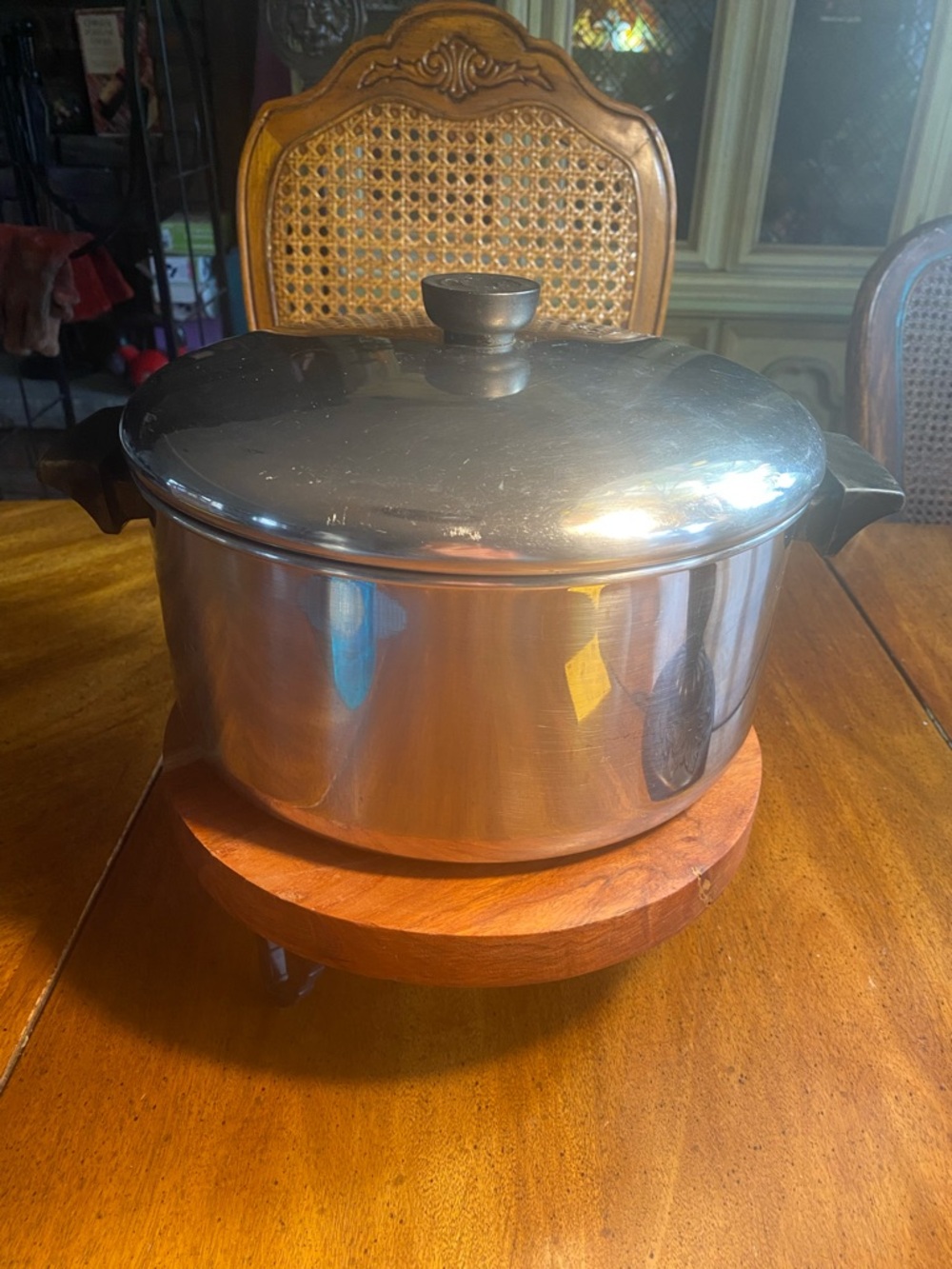 Revere Ware 6 Qt Never Warp Stock Pot Stainless Steel